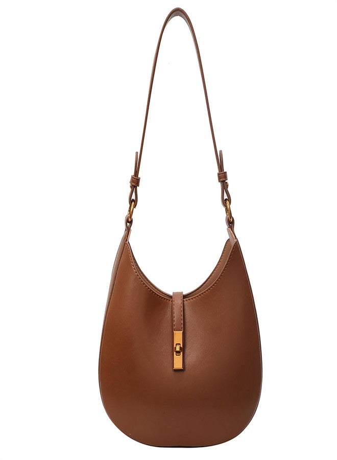 SIBY Saddle Shoulder Bags for Women's (Brown) - Image 1